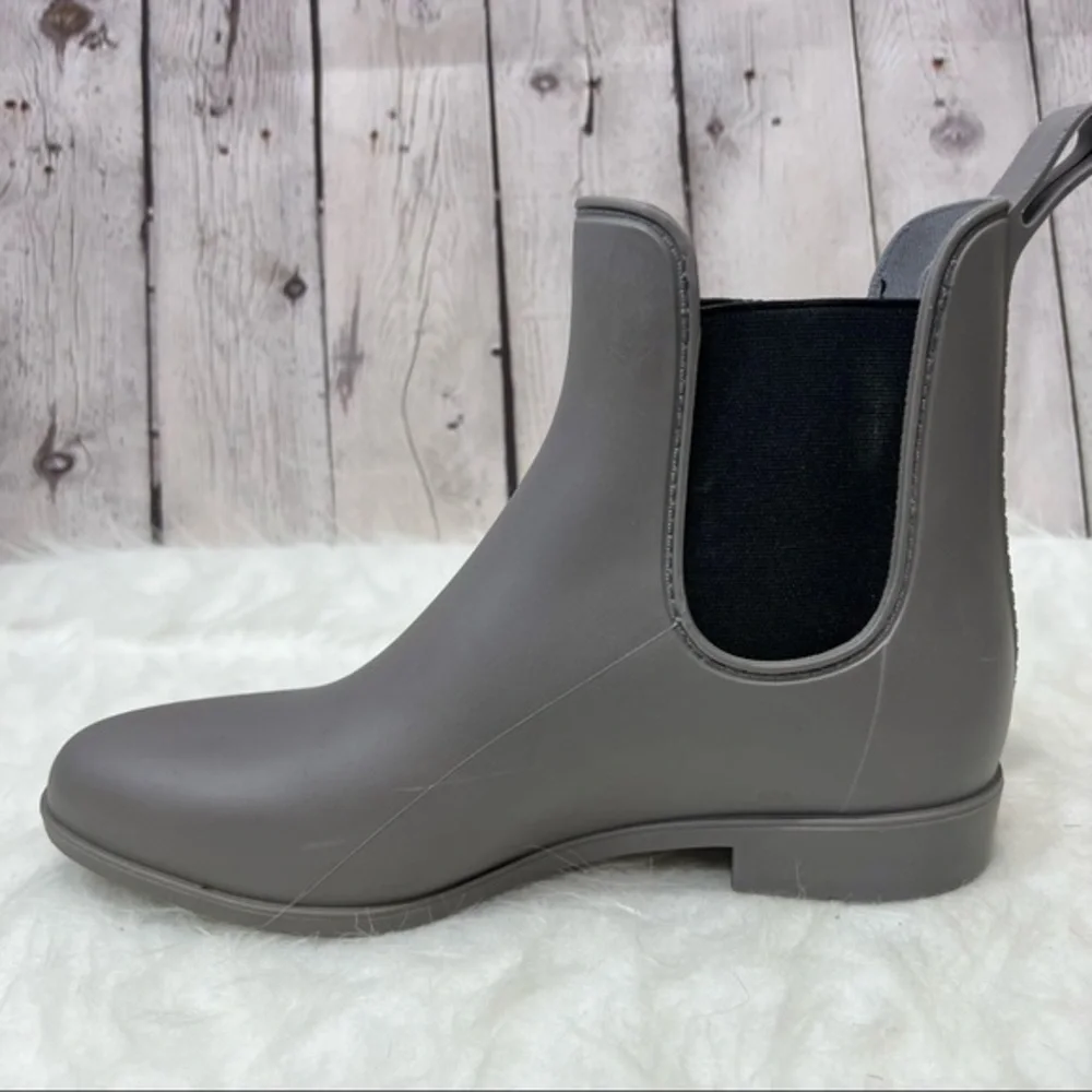 Capelli Chelsea Rain Boots Grey Waterproof Rubber Chelsea 9
